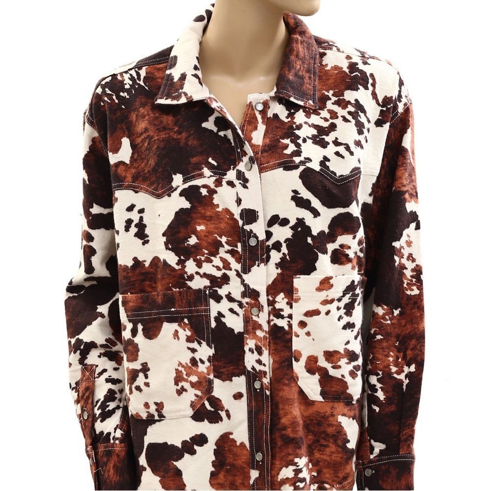 Free People Calico Flannel Shirt - Picture 5 of 6